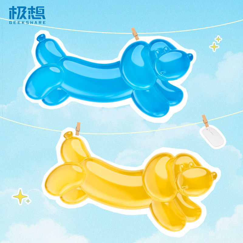 Gaming Accessories Cute - GeekShare Mouse Wrist Rest Transparent Silicone