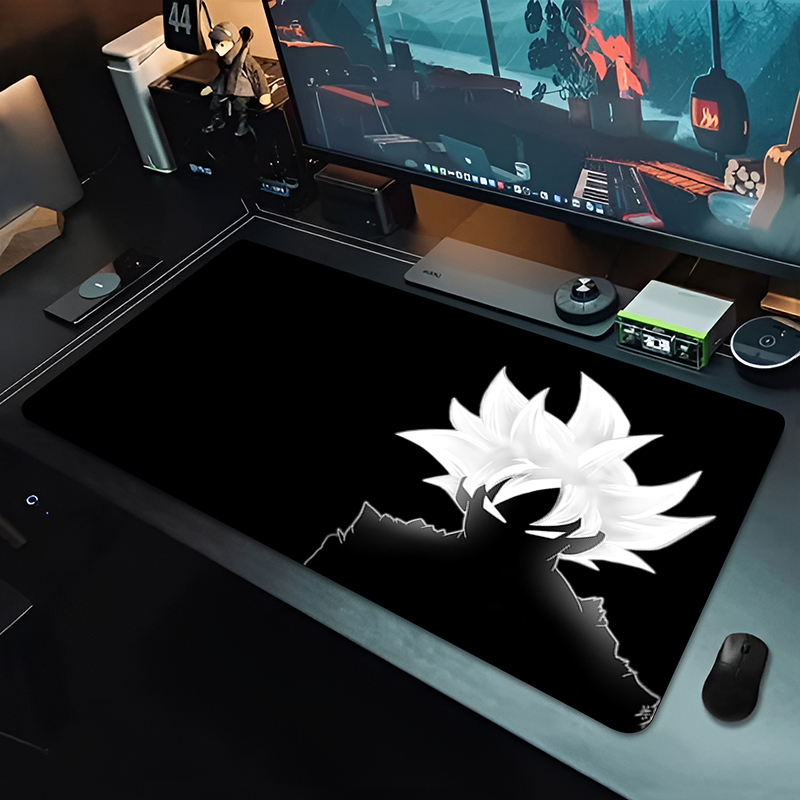 Gaming Office Accessories - DBZ Black Anime Mouse Pad Dragon