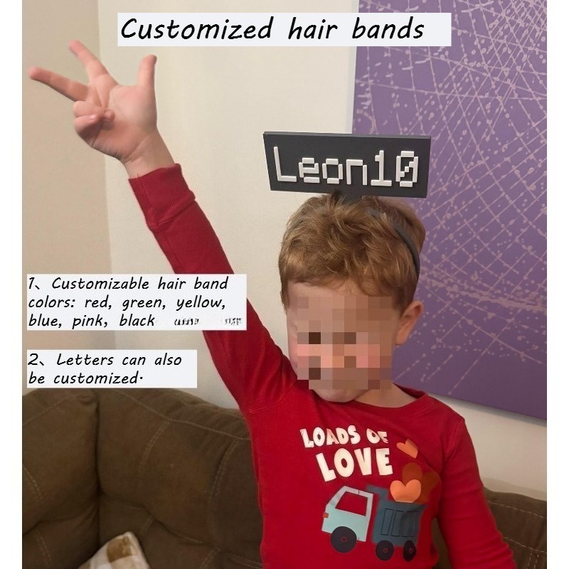Gaming Accessories Name - Customization Headband Personalized |Custom Gamer Name