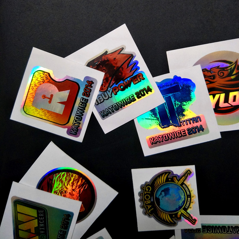 Gaming Accessories Toys - CS:GO Holographic Peripherals Stickers Waterproof Physical