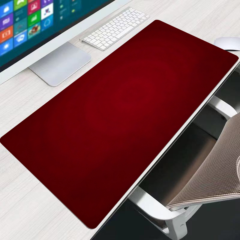 Gaming Office Accessories - Red Mouse Pad Office Extended Desk