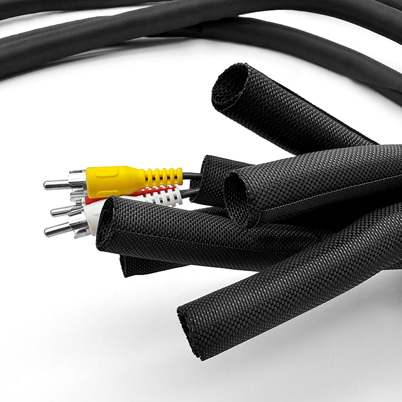 Split Overlap Self-Closing Cab - Cable Sleeve Braided 评论和价格