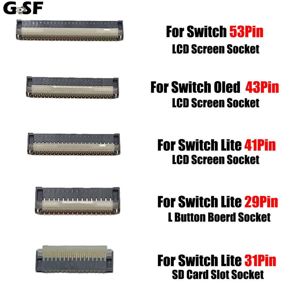 5PCS New LCD Screen FPC Ribbon - Japanese Gaming Accessories 评论和价格