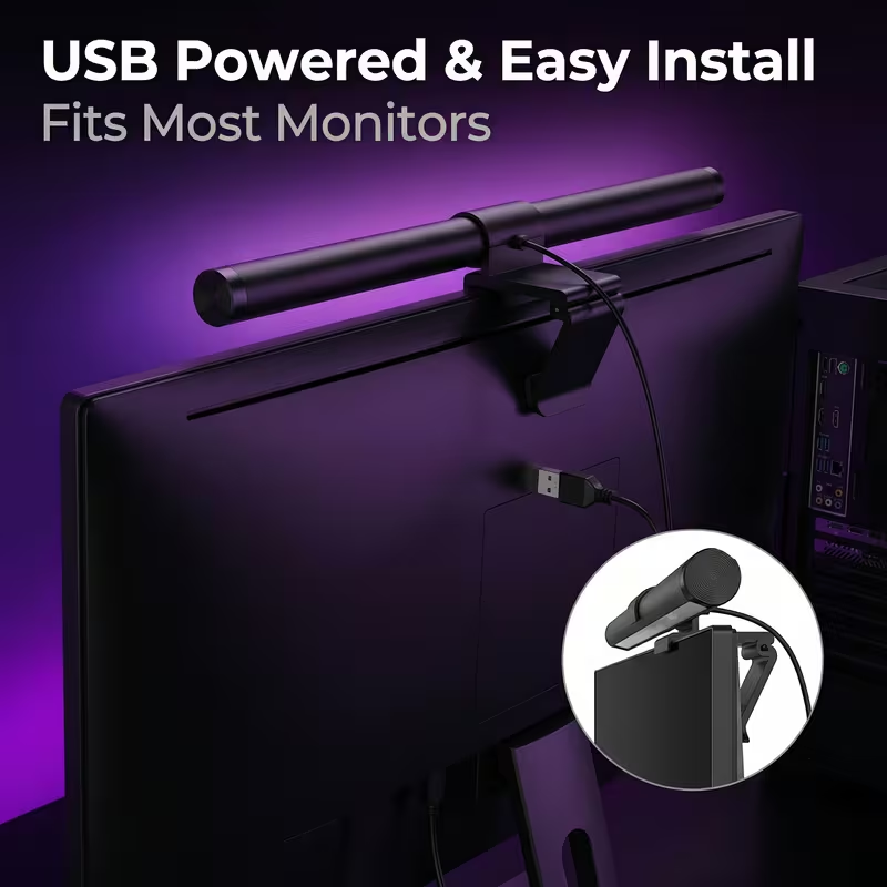 LED Monitor Light Bar With Rem - Monitor Light Bar 评论和价格