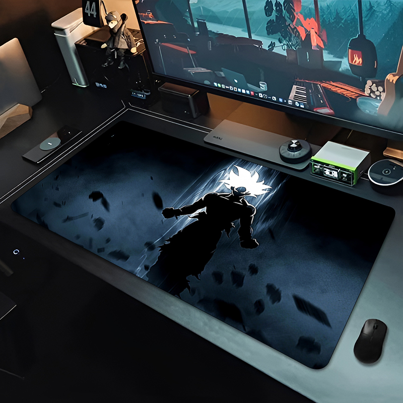 DBZ Black Anime Mouse Pad Drag - Gaming Office Accessories 评论和价格