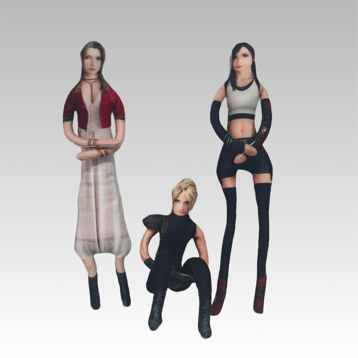 Anime Cloud Strife Tifa Lockha - Gaming Accessories Toys 评论和价格