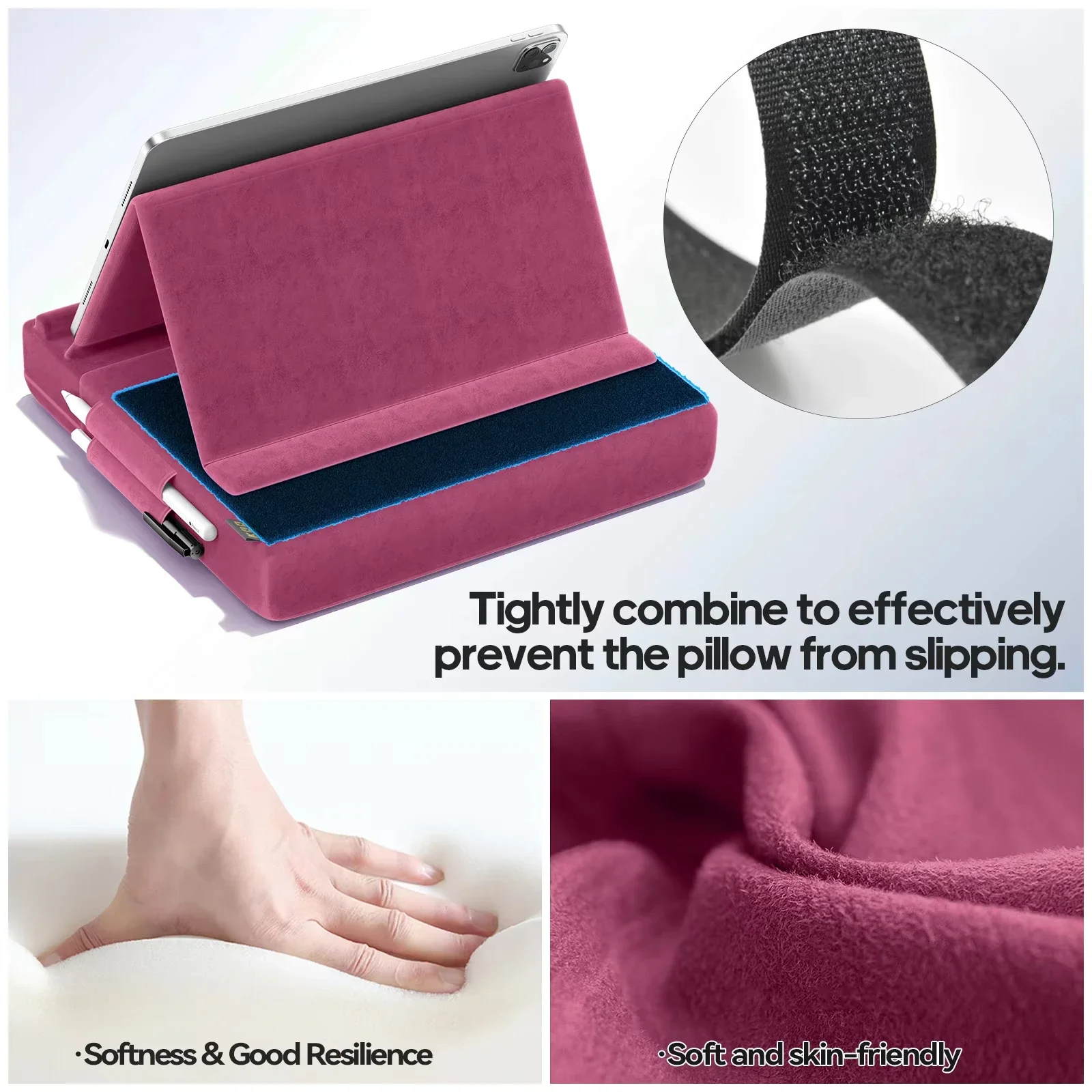 Upgraded Tablet Pillow Stand M - Desk Corner Mat 评论和价格