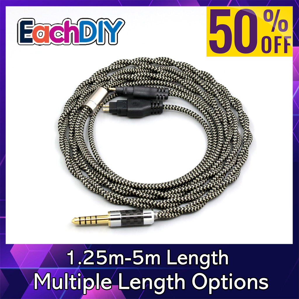 2 Core 2.8mm Litz OFC Earphone - Cable Sleeve Braided 评论和价格