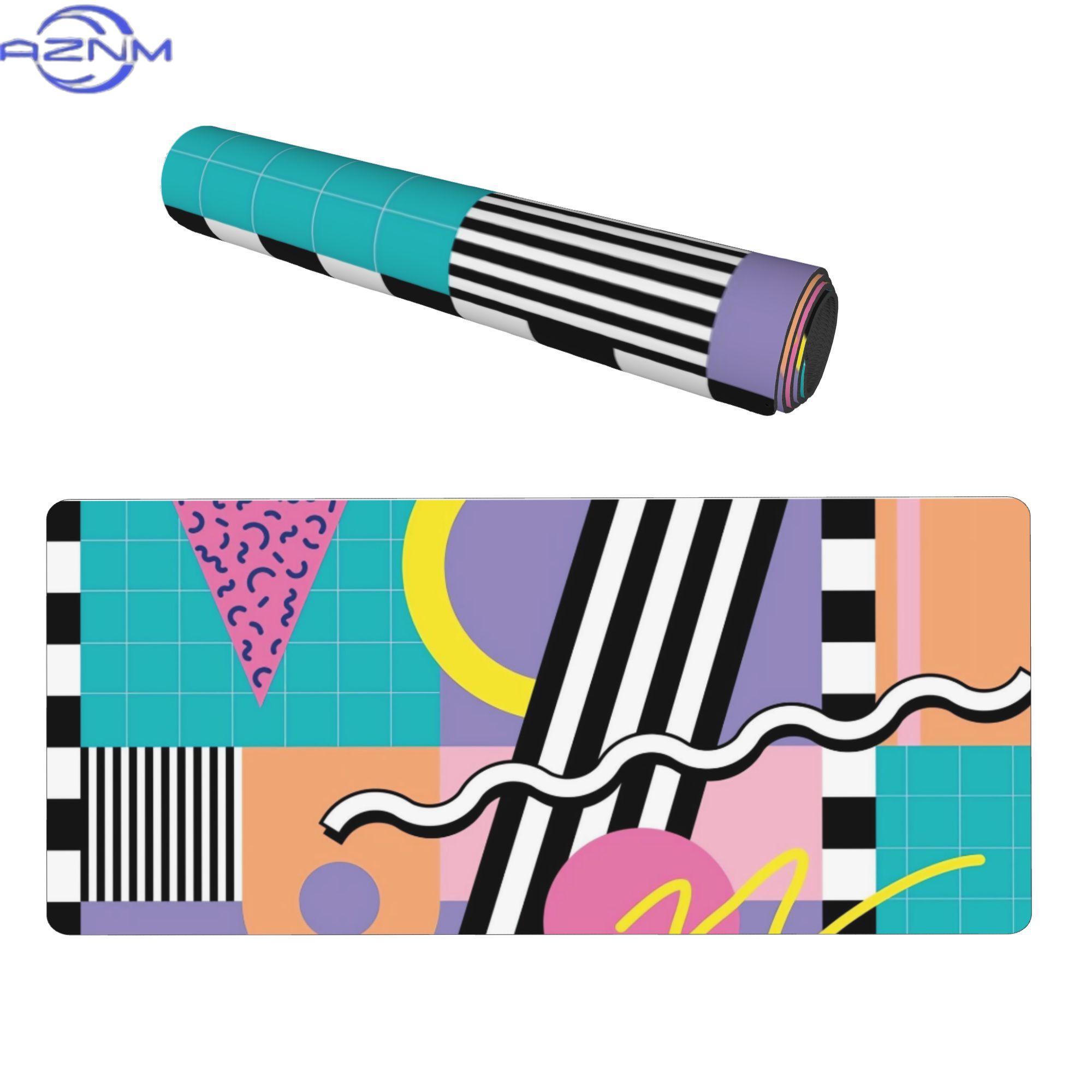 Memphis Pattern 91  90s 80s De - Desk Corner Mat 评论和价格