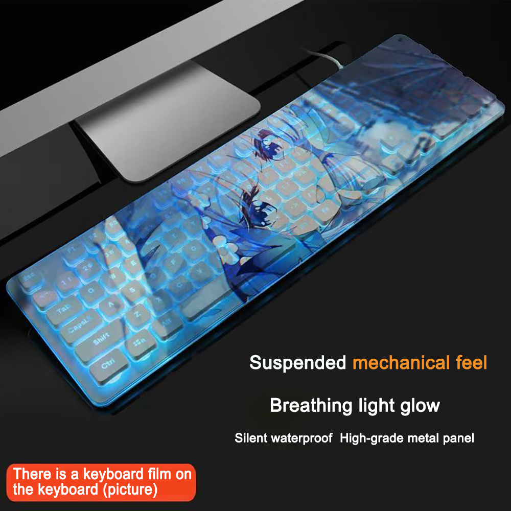 Gaming Keyboard 104 Keys Gensh - Gaming Accessories Cute 评论和价格