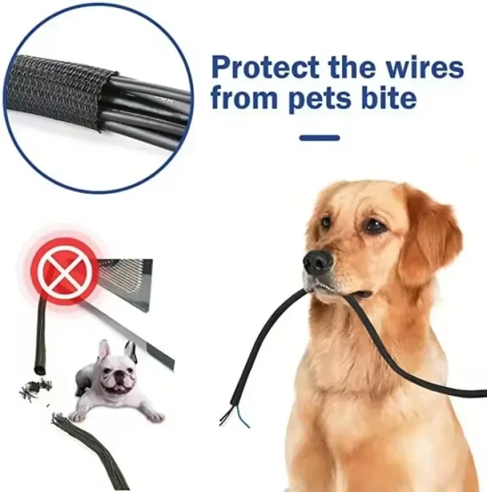 9-15M Plit Pipe Tube Protector - Cable Sleeve Braided 评论和价格