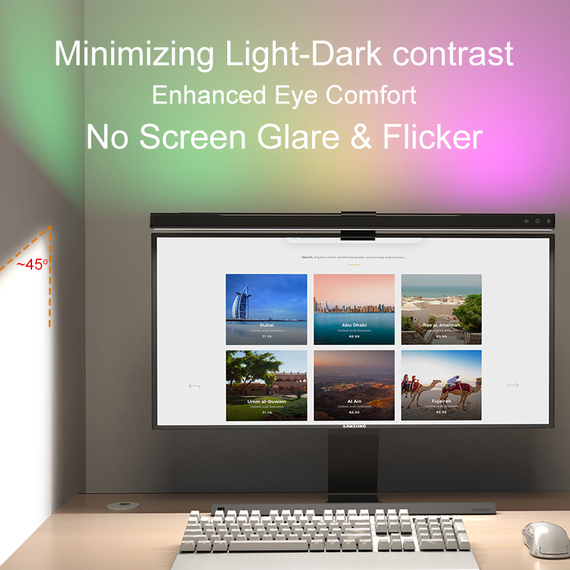 RGB Light 60/80cm Game Atmosph - Monitor Light Bar 评论和价格