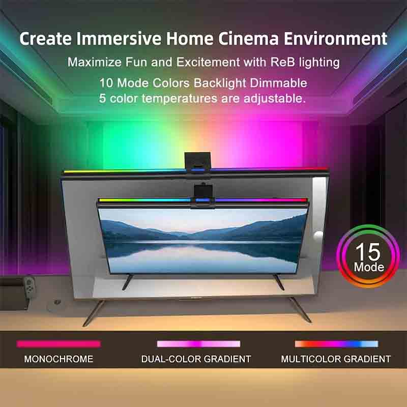 RGB Light 60/80cm Game Atmosph - Monitor Light Bar 评论和价格