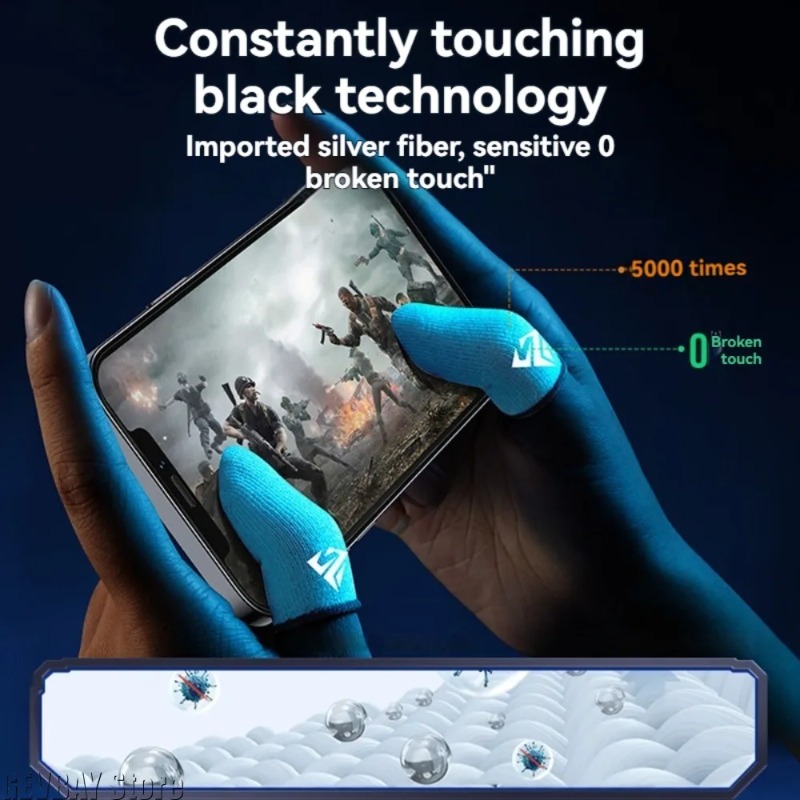 2 Pairs Touch Screen Game Fing - Gaming Accessories For Mobile 评论和价格