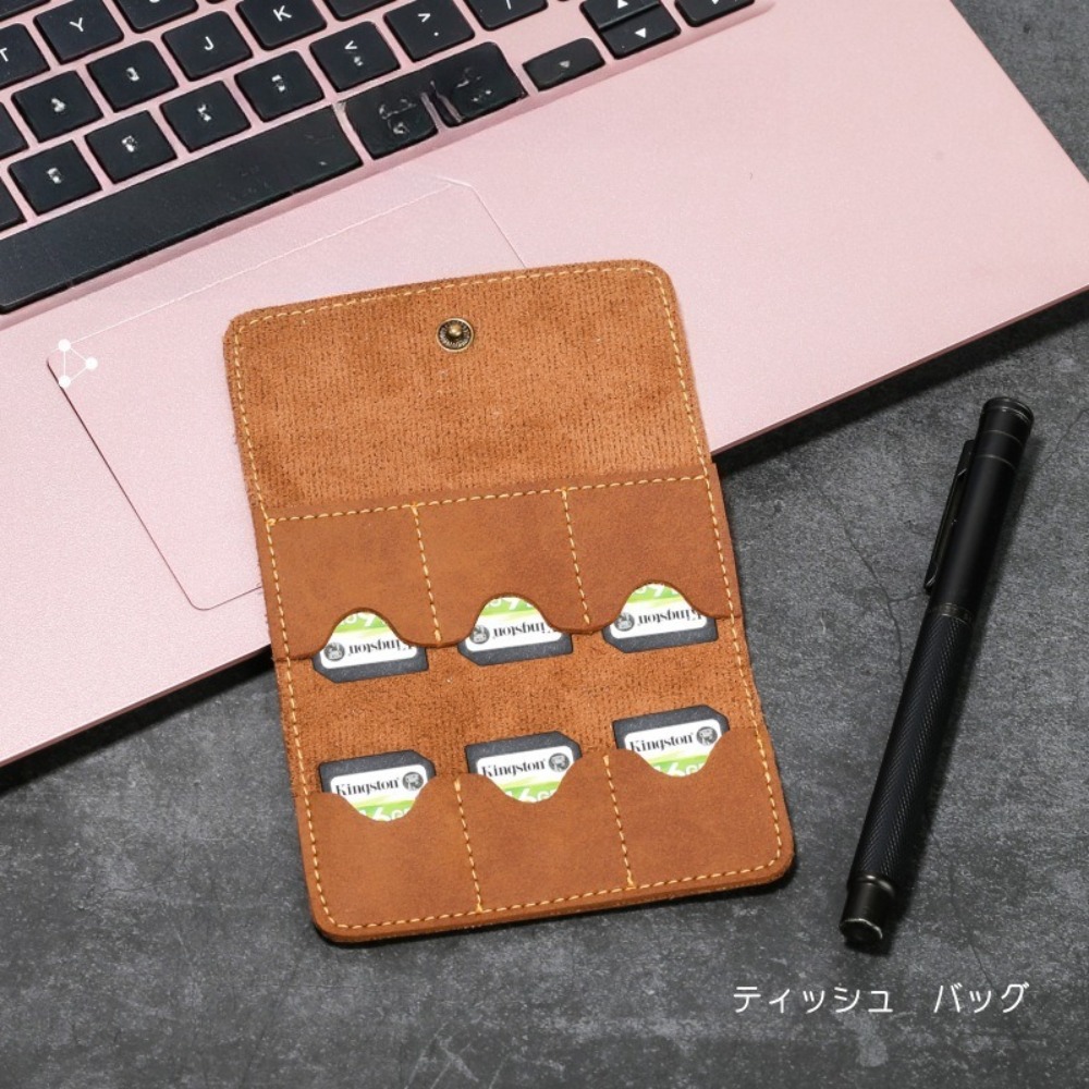 Memory Card Case Pu Leather Mu - Gaming Accessories For Mobile 评论和价格