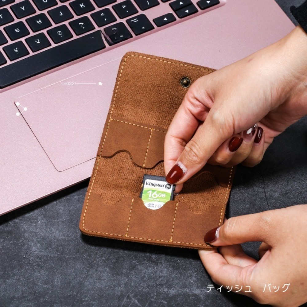 Memory Card Case Pu Leather Mu - Gaming Accessories For Mobile 评论和价格