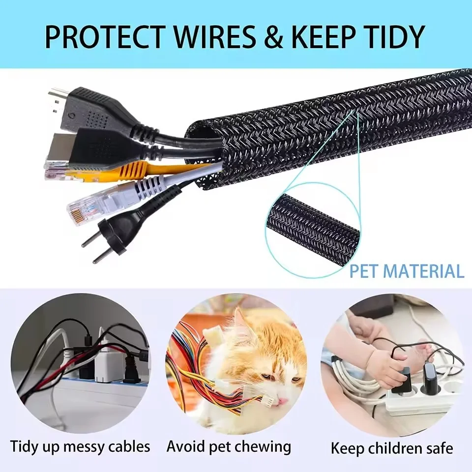 Cable Sleeve Self Closing PET  - Cable Sleeve Braided 评论和价格