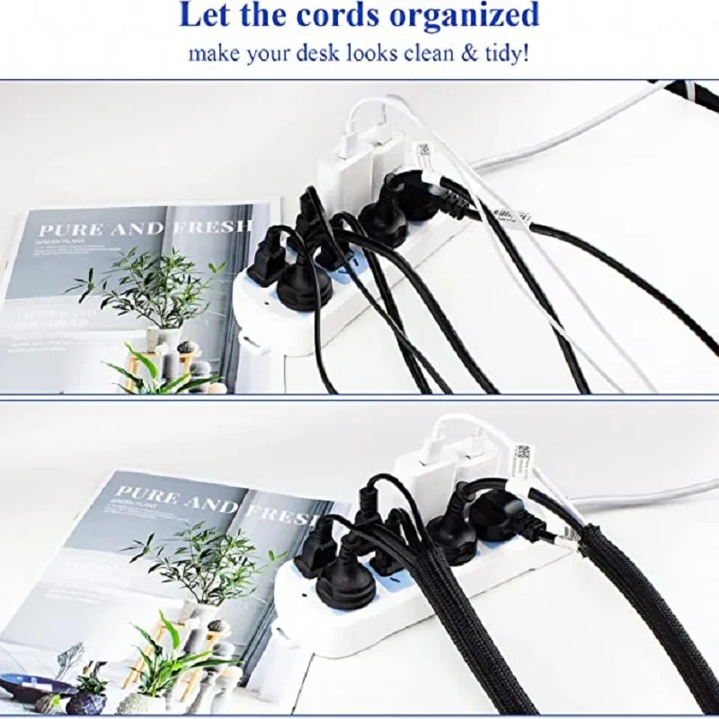 1m 3m 5m braided cable sleeve  - Cable Sleeve Braided 评论和价格