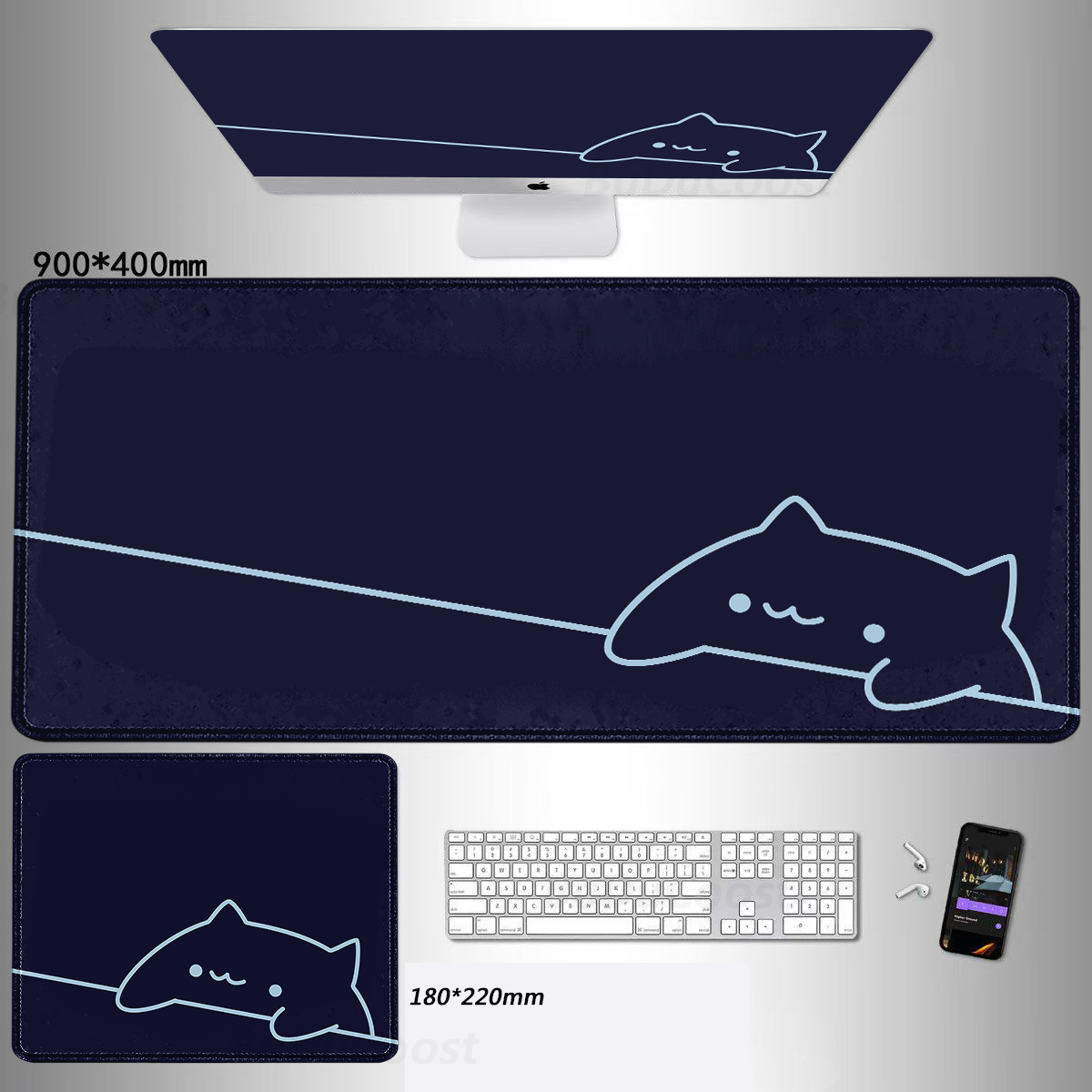HD print Gaming Expansion pad  - Desk Corner Mat 评论和价格