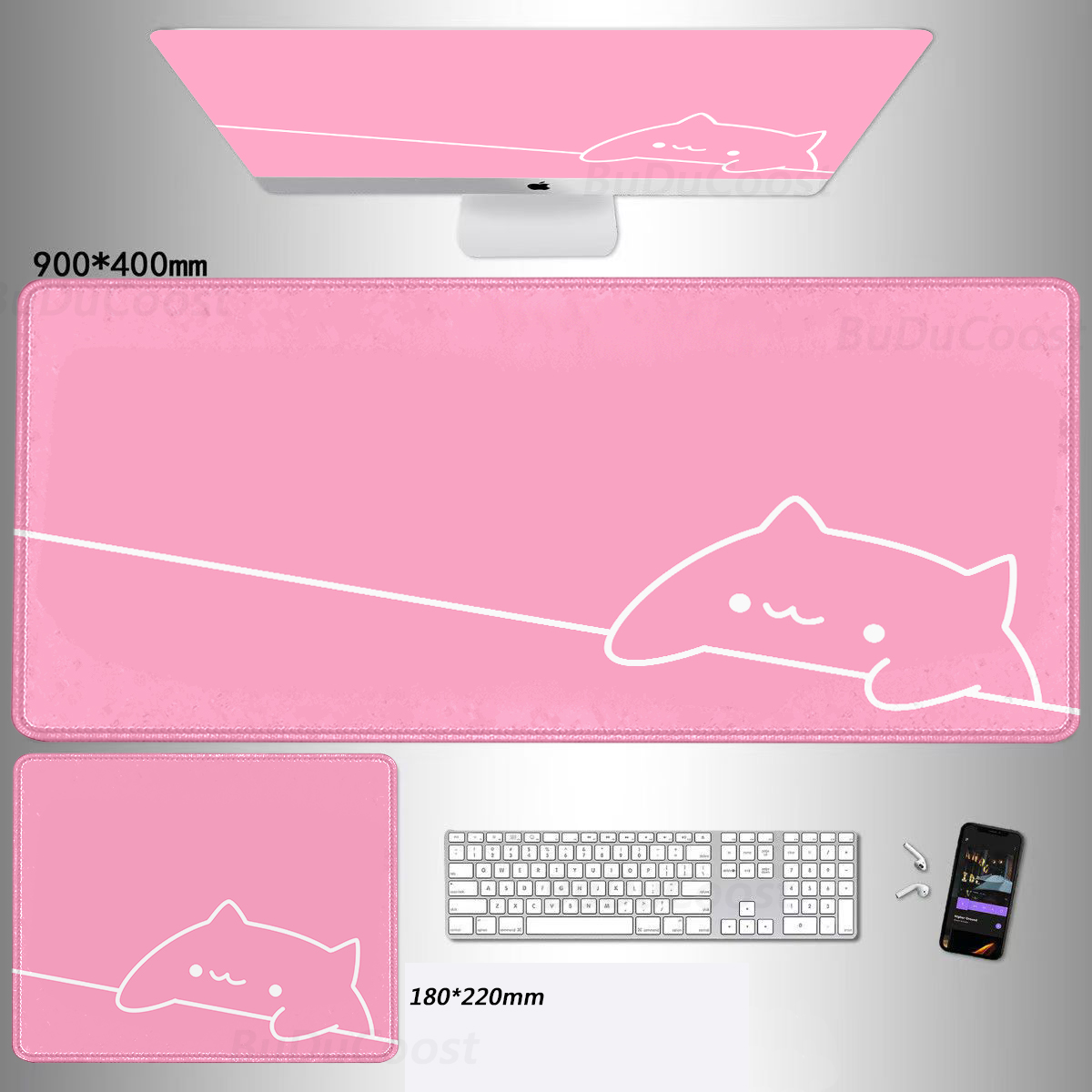 HD print Gaming Expansion pad  - Desk Corner Mat 评论和价格