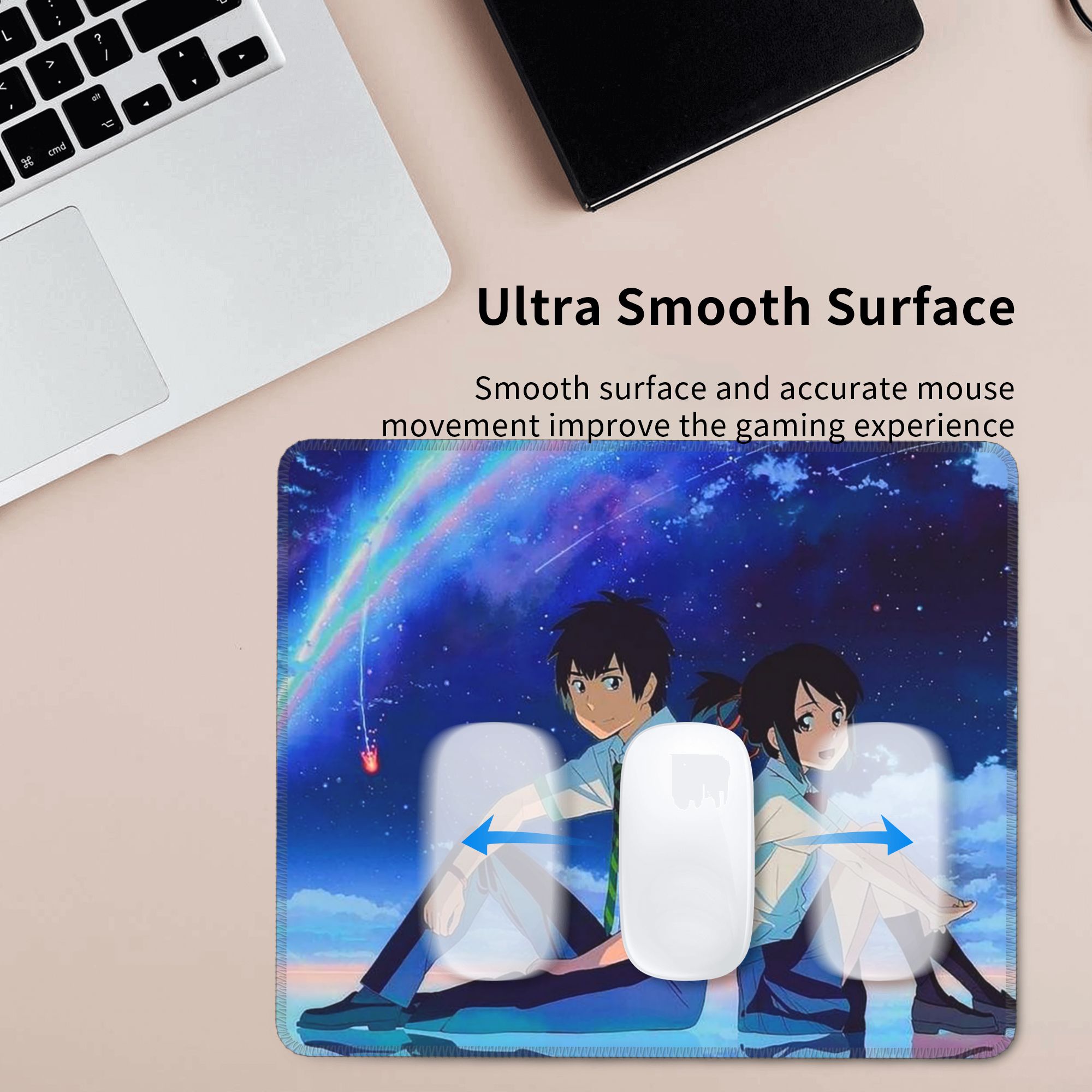 Japanese Anime Your Name Mouse - Gaming Accessories Name 评论和价格