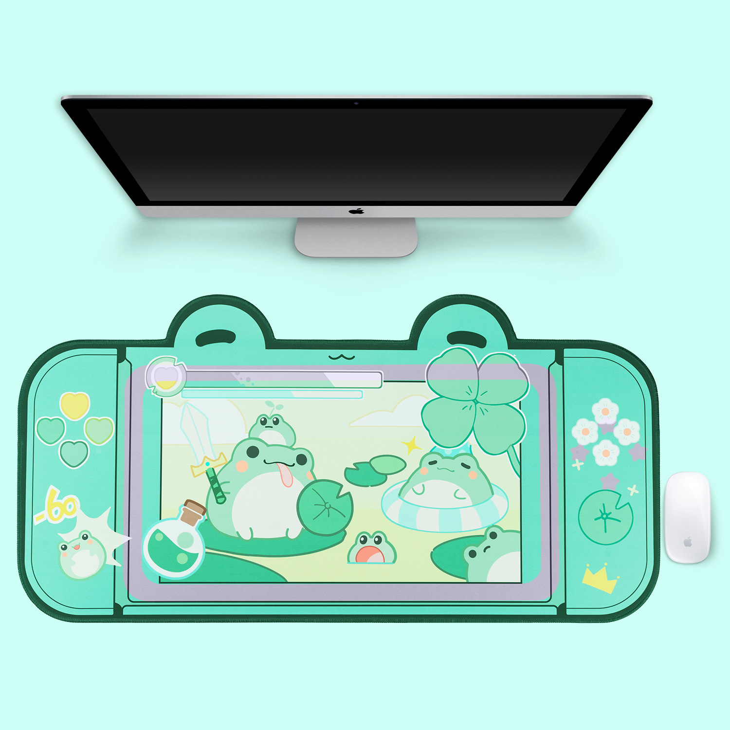 Extra Large Kawaii Gaming Mous - Gaming Accessories Cute 评论和价格
