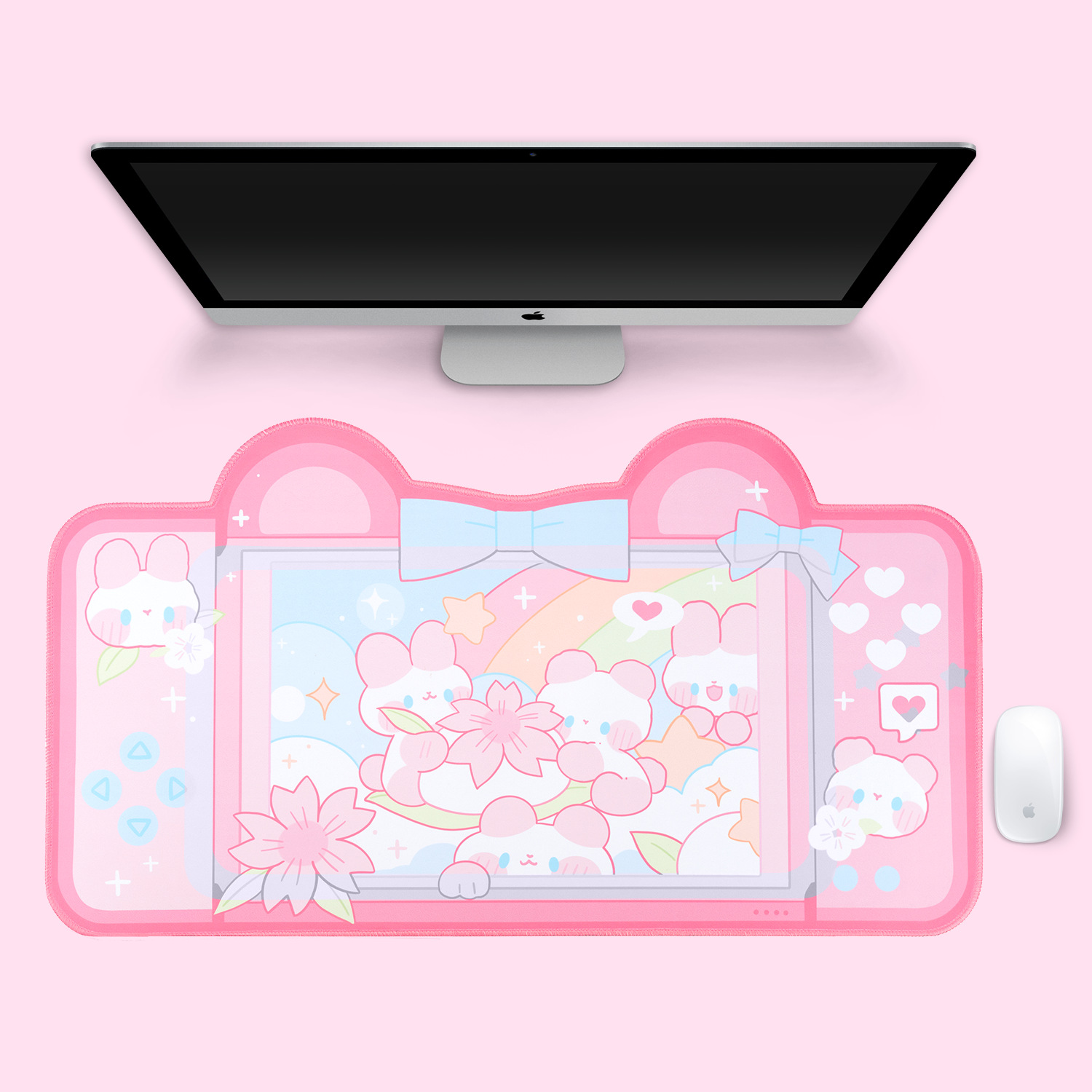 Extra Large Kawaii Gaming Mous - Gaming Accessories Cute 评论和价格