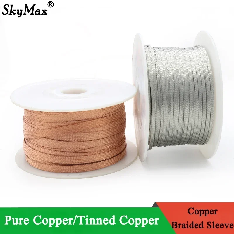 2M/5M Tinned Plating Copper Br - Cable Sleeve Braided 评论和价格