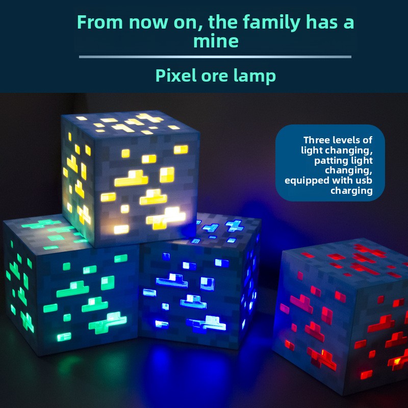 LED Night Light Game Torch Lam - Gaming Accessories Minecraft 评论和价格