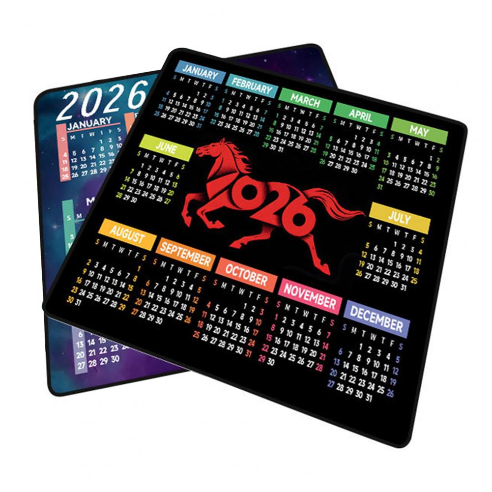 2026 Calendar Mouse Pad Waterp - Gaming Office Accessories 评论和价格