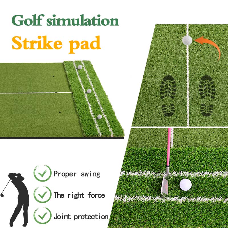 Premium Dual-Turf Golf Mat: Up - Desk Corner Mat 评论和价格