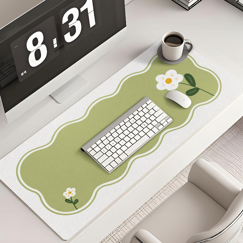 JLT Large Faux Leather Desk Pa - Desk Corner Mat 评论和价格