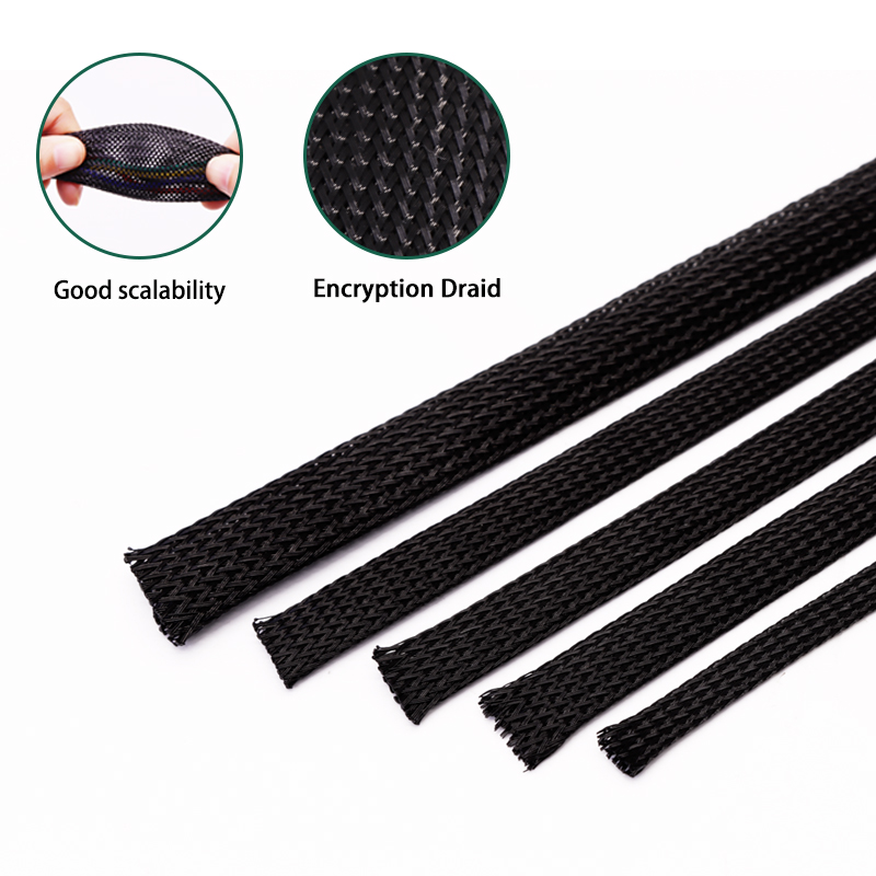 5M/10M PET Expandable Braided  - Cable Sleeve Braided 评论和价格