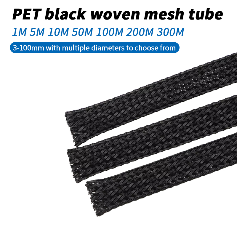 Black Nylon Braided Cable Slee - Cable Sleeve Braided 评论和价格