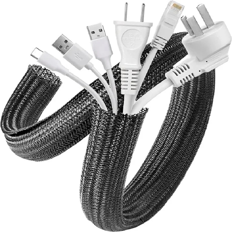 1m 3m 5m braided cable sleeve  - Cable Sleeve Braided 评论和价格
