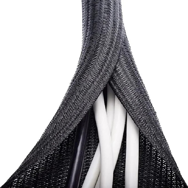 1m 3m 5m braided cable sleeve  - Cable Sleeve Braided 评论和价格
