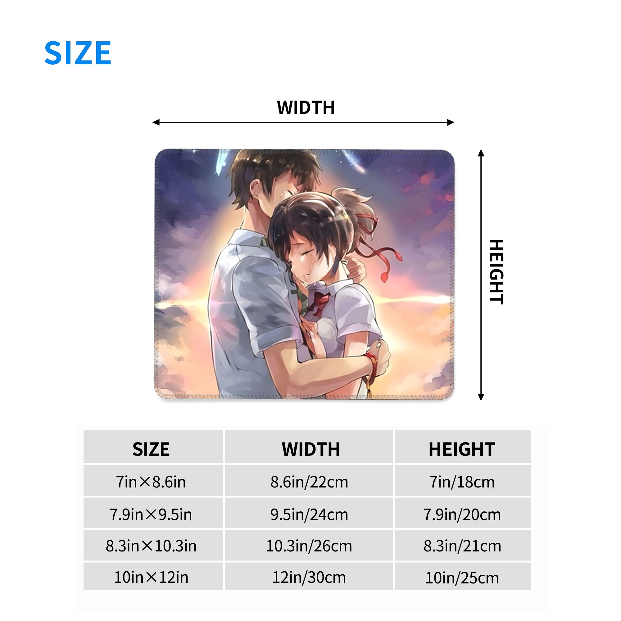 Japanese Anime Your Name Mouse - Gaming Accessories Name 评论和价格
