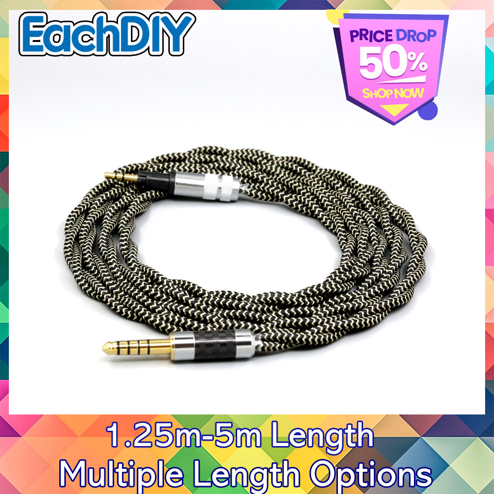 2 Core 2.8mm Litz OFC Earphone - Cable Sleeve Braided 评论和价格