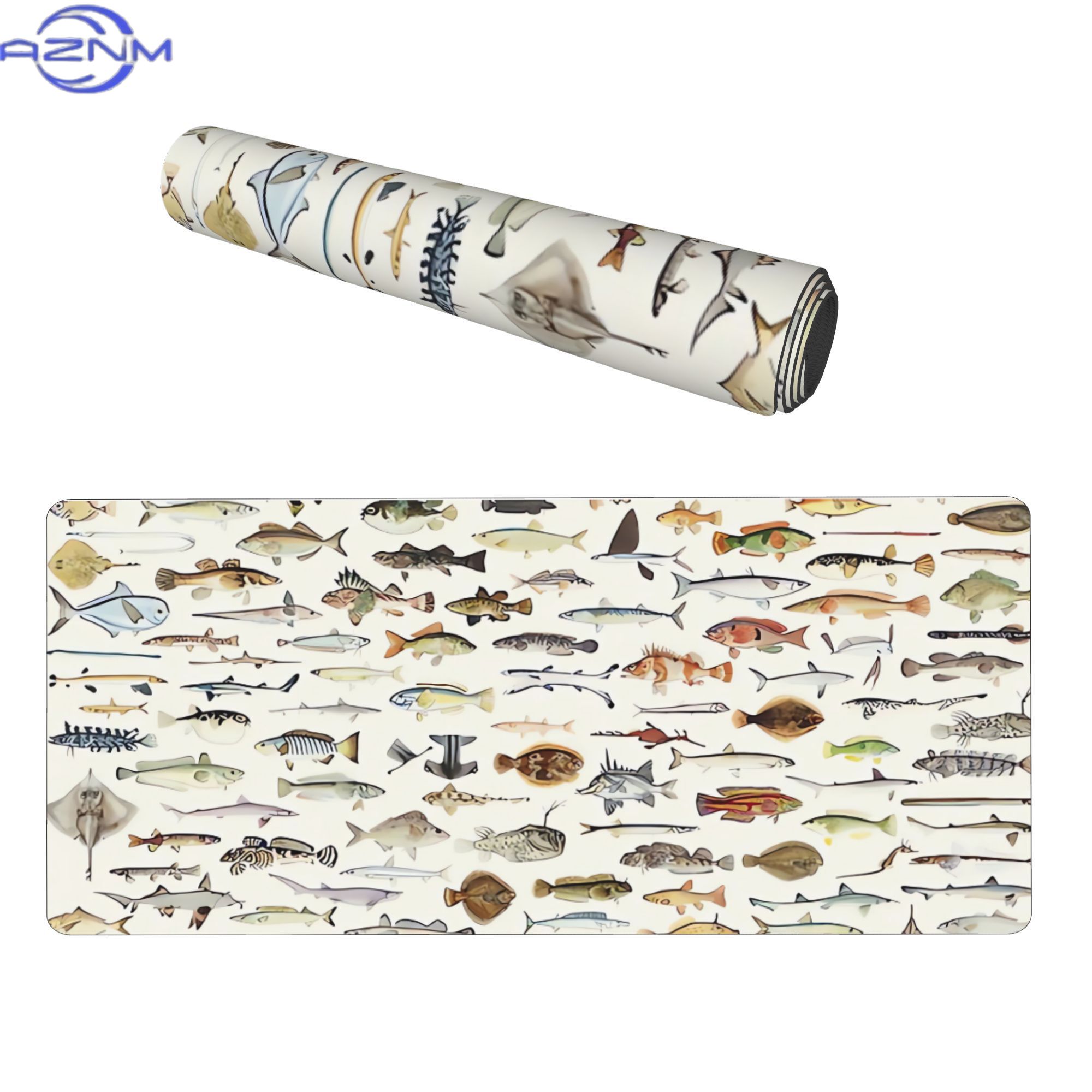 Fish Desk Mat for Mood Lightin - Desk Corner Mat 评论和价格
