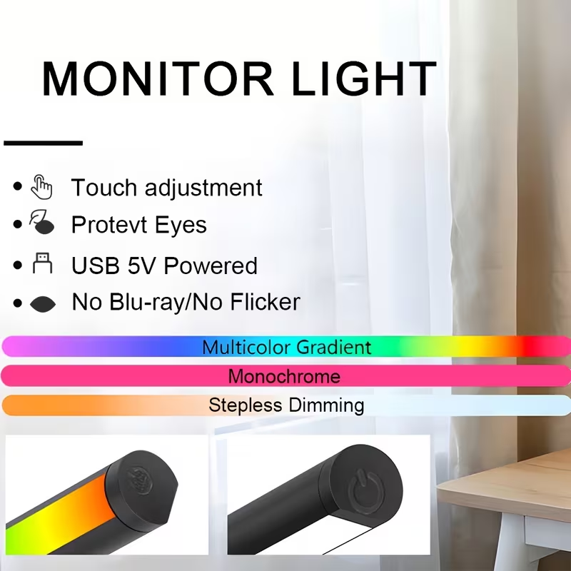 LED Computer Screen Hanging Li - Monitor Light Bar 评论和价格
