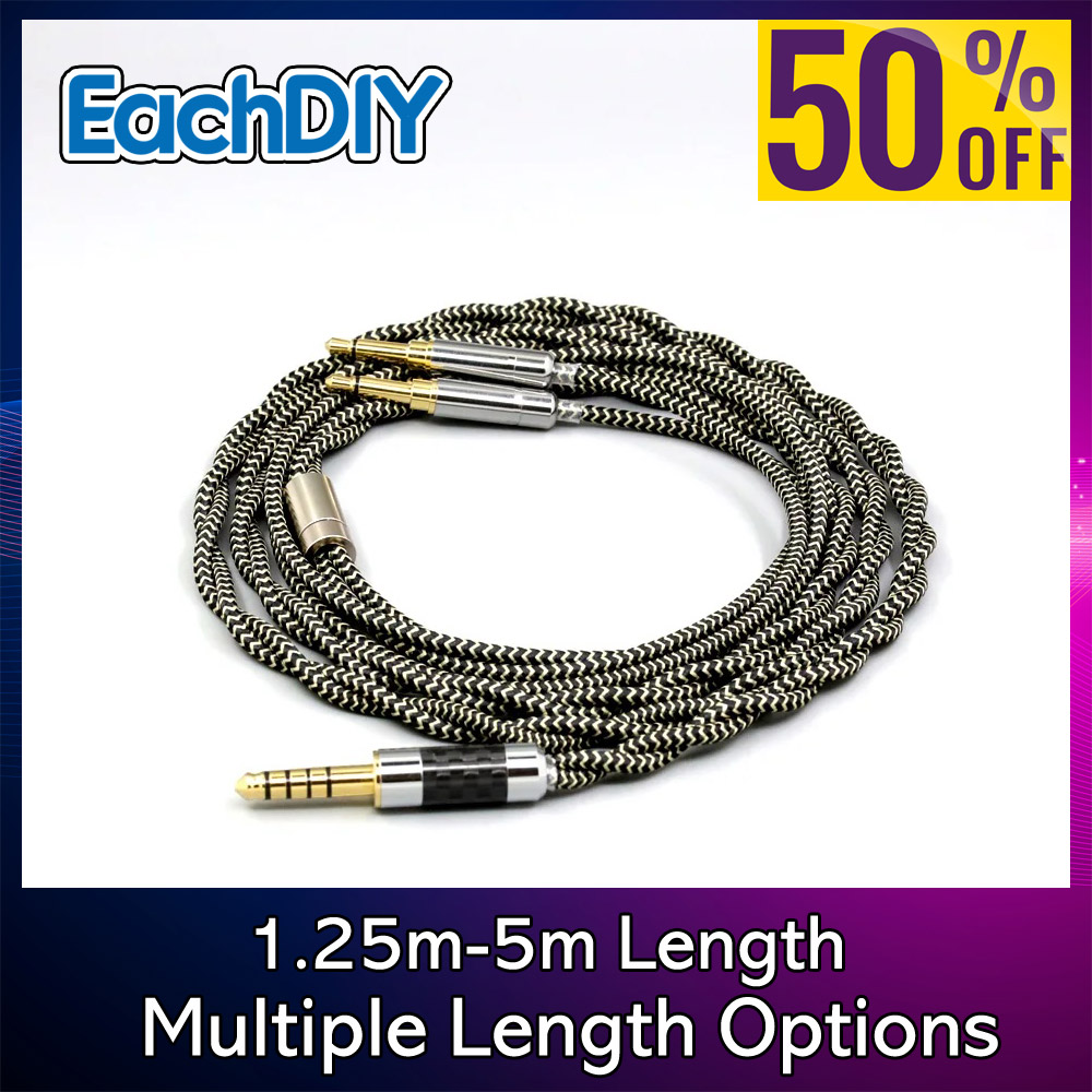 2 Core 2.8mm Litz OFC Earphone - Cable Sleeve Braided 评论和价格